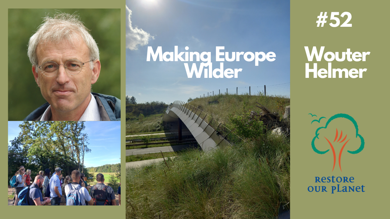 Restore Our Planet Podcast #52 Making Europe Wilder: Wouter Helmer