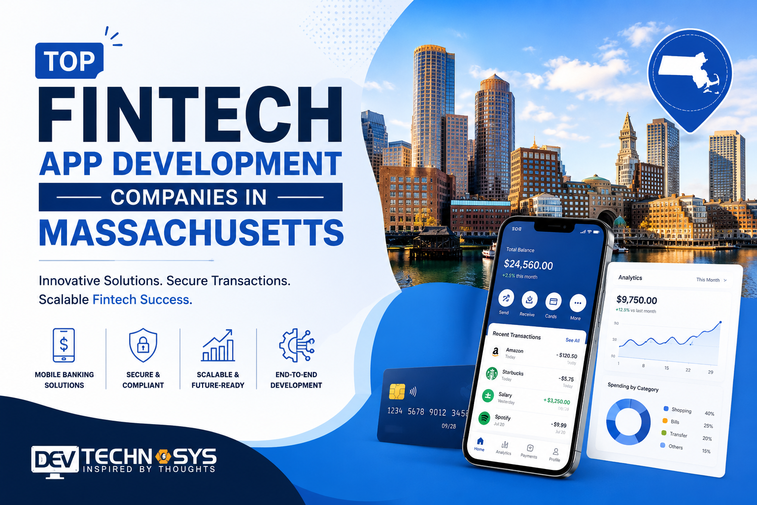 Top Fintech App Development Companies in Massachusetts