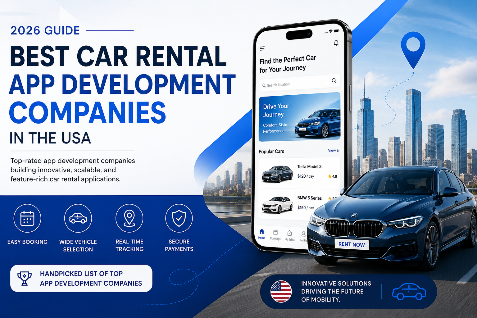 Best Car Rental App Development Companies in USA | 2026 Guide