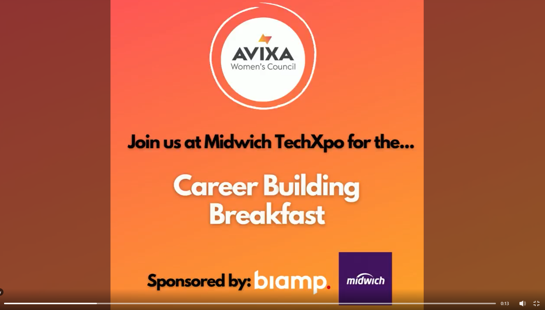 Register for The AVIXA Women's Council Breakfast at Midwich TechXpo '22