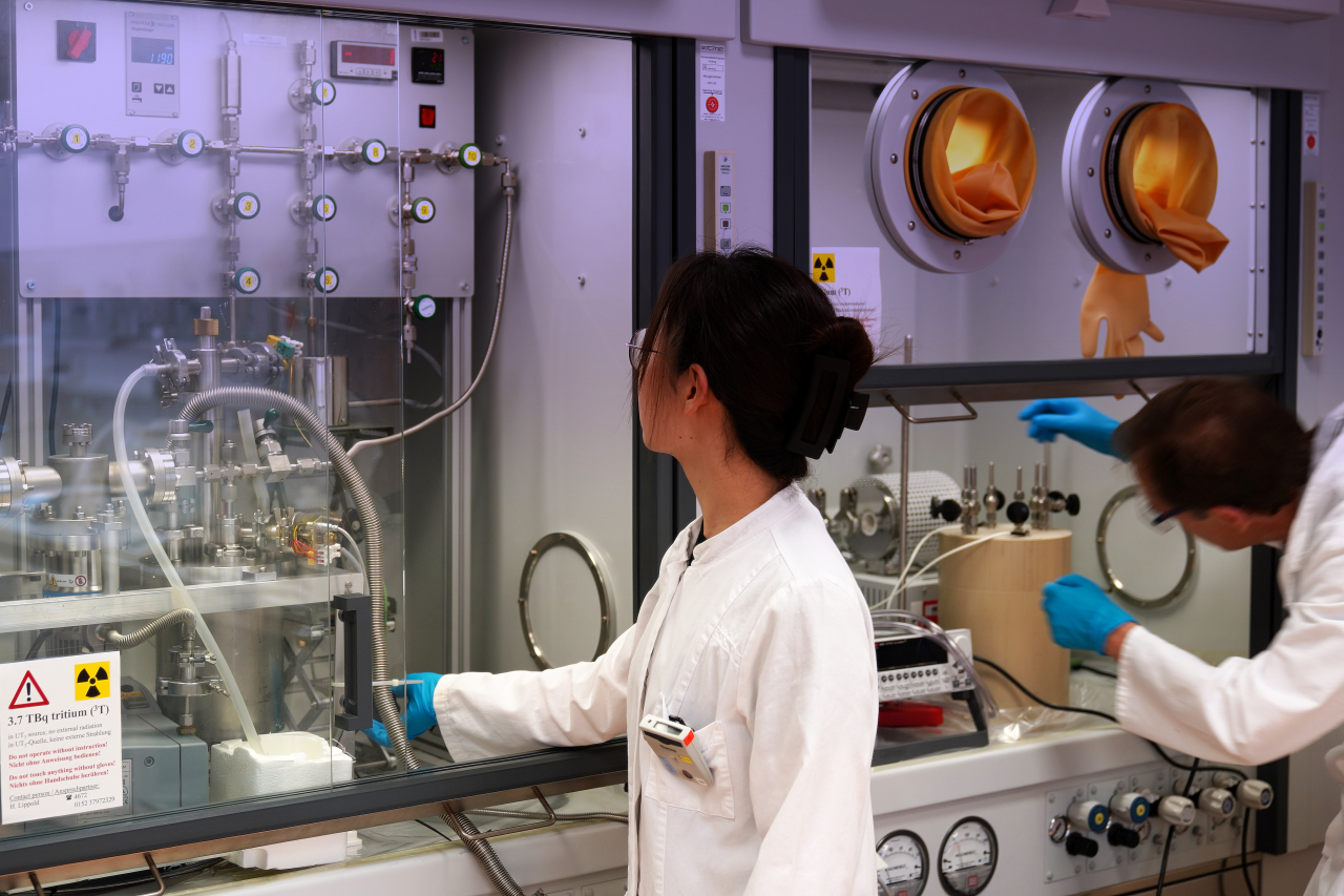 Bringing Tritium into the Experiment: Separating All Three Hydrogen Isotopes