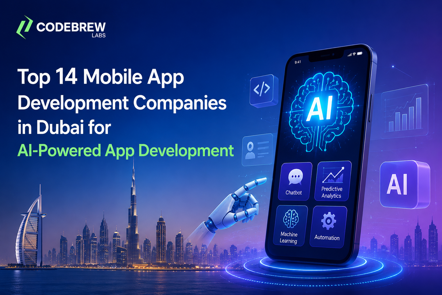 Top 14 Mobile App Development Companies in Dubai for AI-Powered App Development