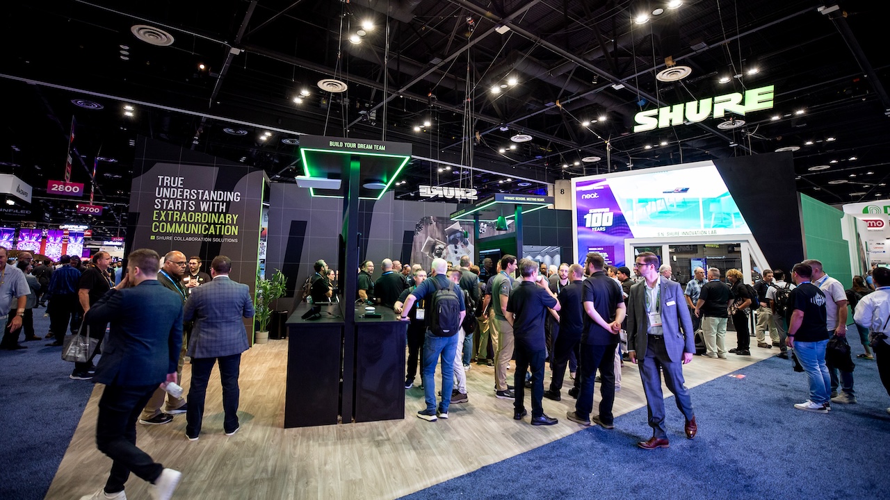 Shure celebra 100 anos na InfoComm América Latina