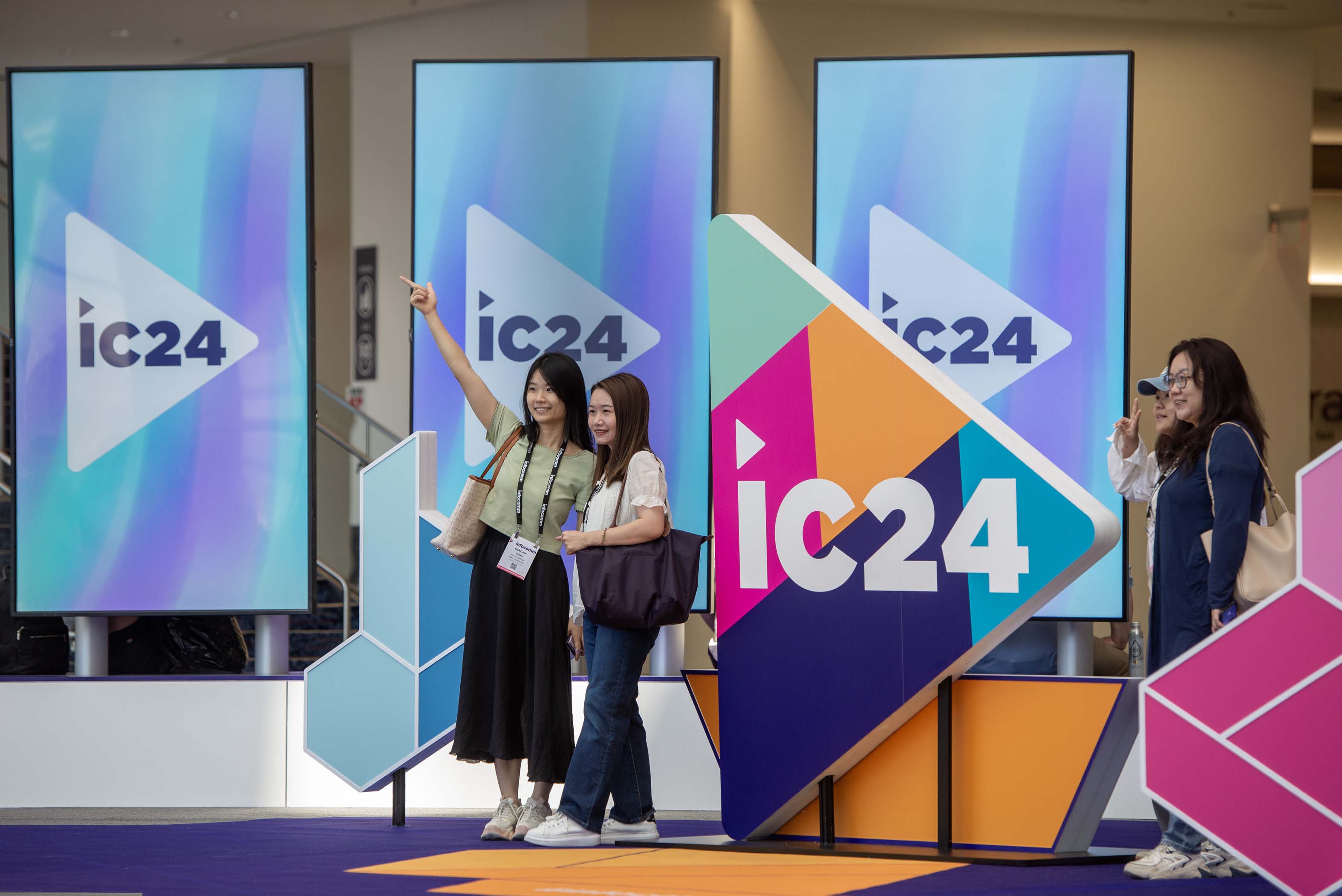 Mais de 30.000 participantes desfrutaram da InfoComm 2024!