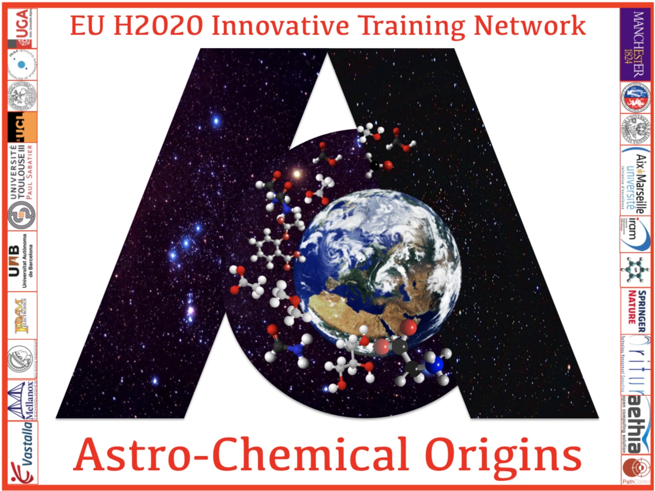 Announcement of 17 PhD positions in Astrochemistry 