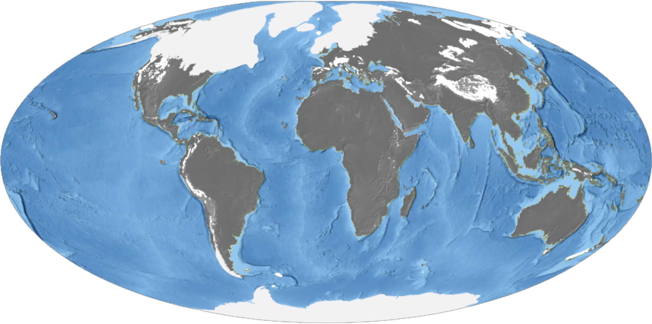 Mountain glacier extents at the Last Glacial Maximum