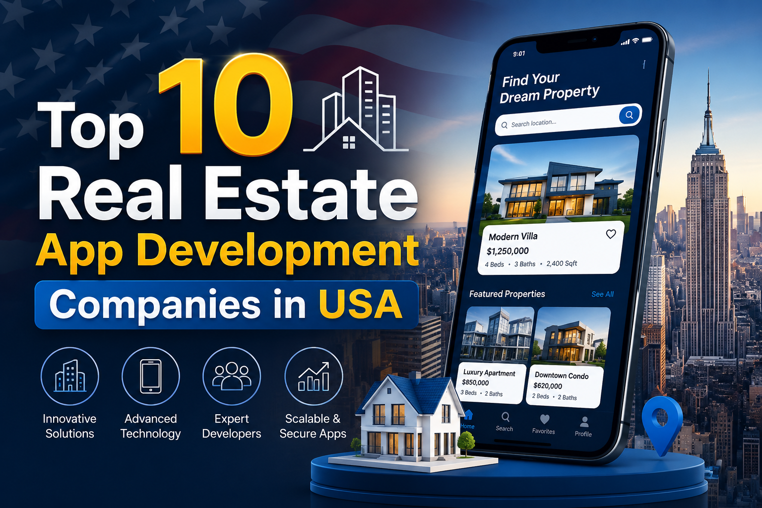 Top 10 Real Estate App Development Companies in USA