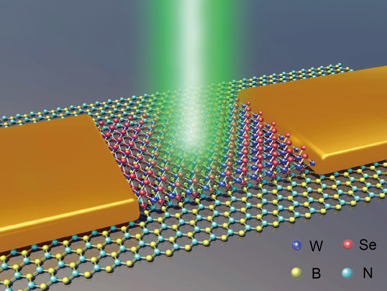 Two-dimensional multibit optoelectronic memory with broadband spectrum distinction