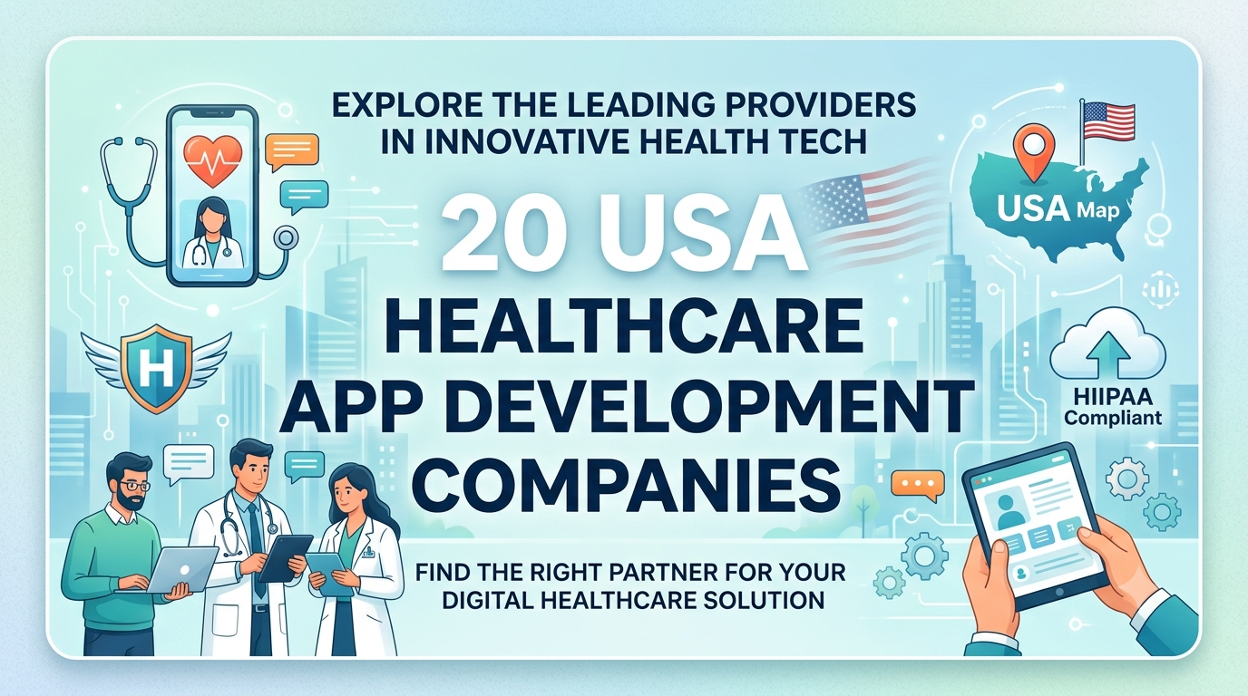 20 USA Healthcare App Development Companies Turning Code into Cure