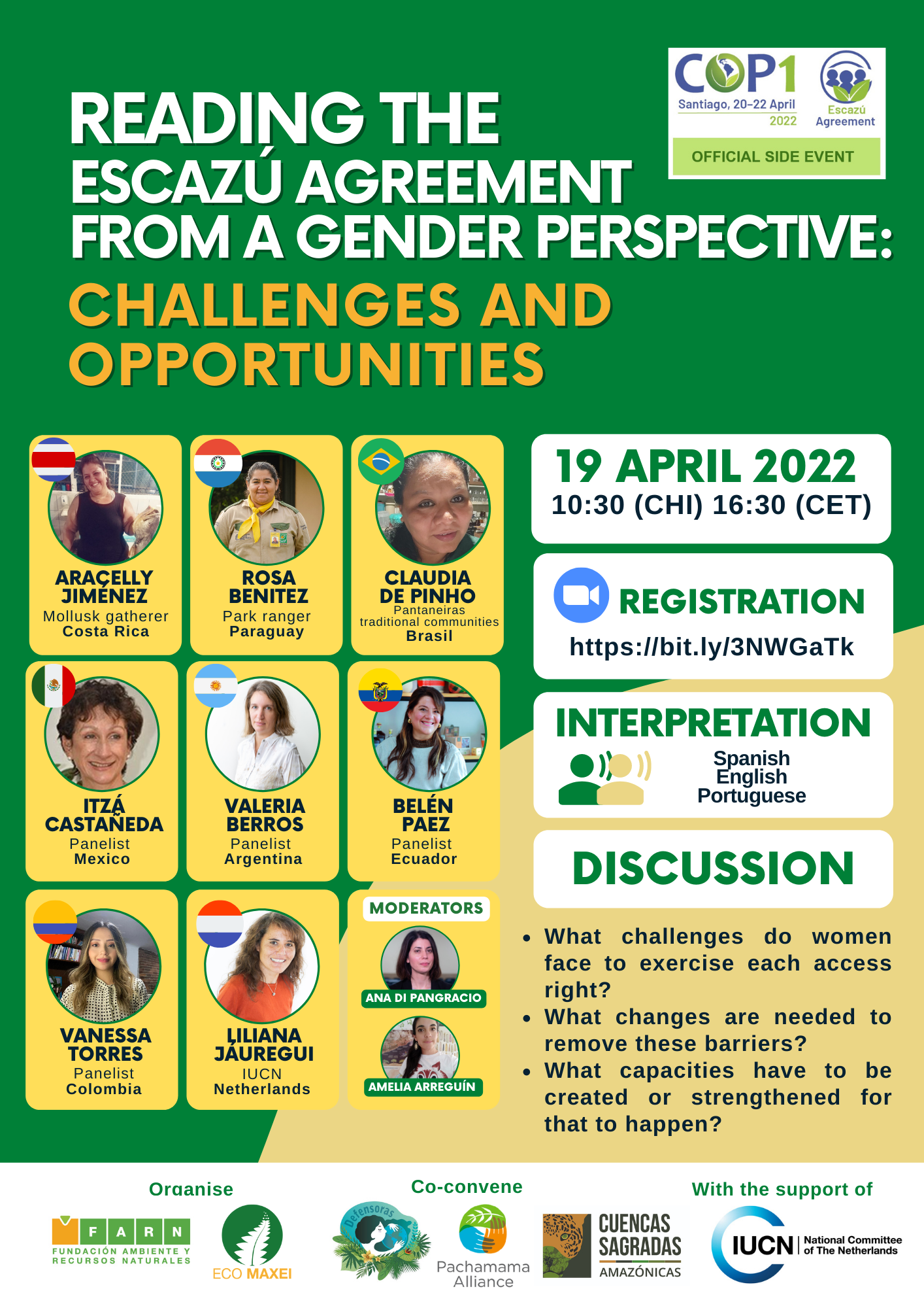 "Reading the Escazú Agreement from a gender perspective: challenges and opportunities"