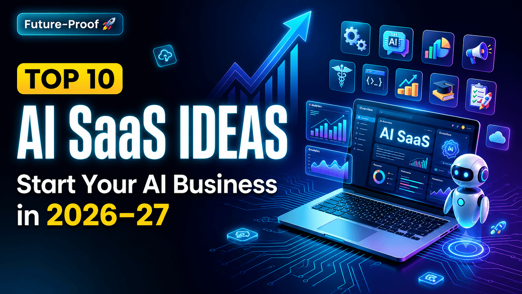 Top 10 Innovative Ideas to Start an AI SaaS Business in 2026–27 | US & UAE Guide