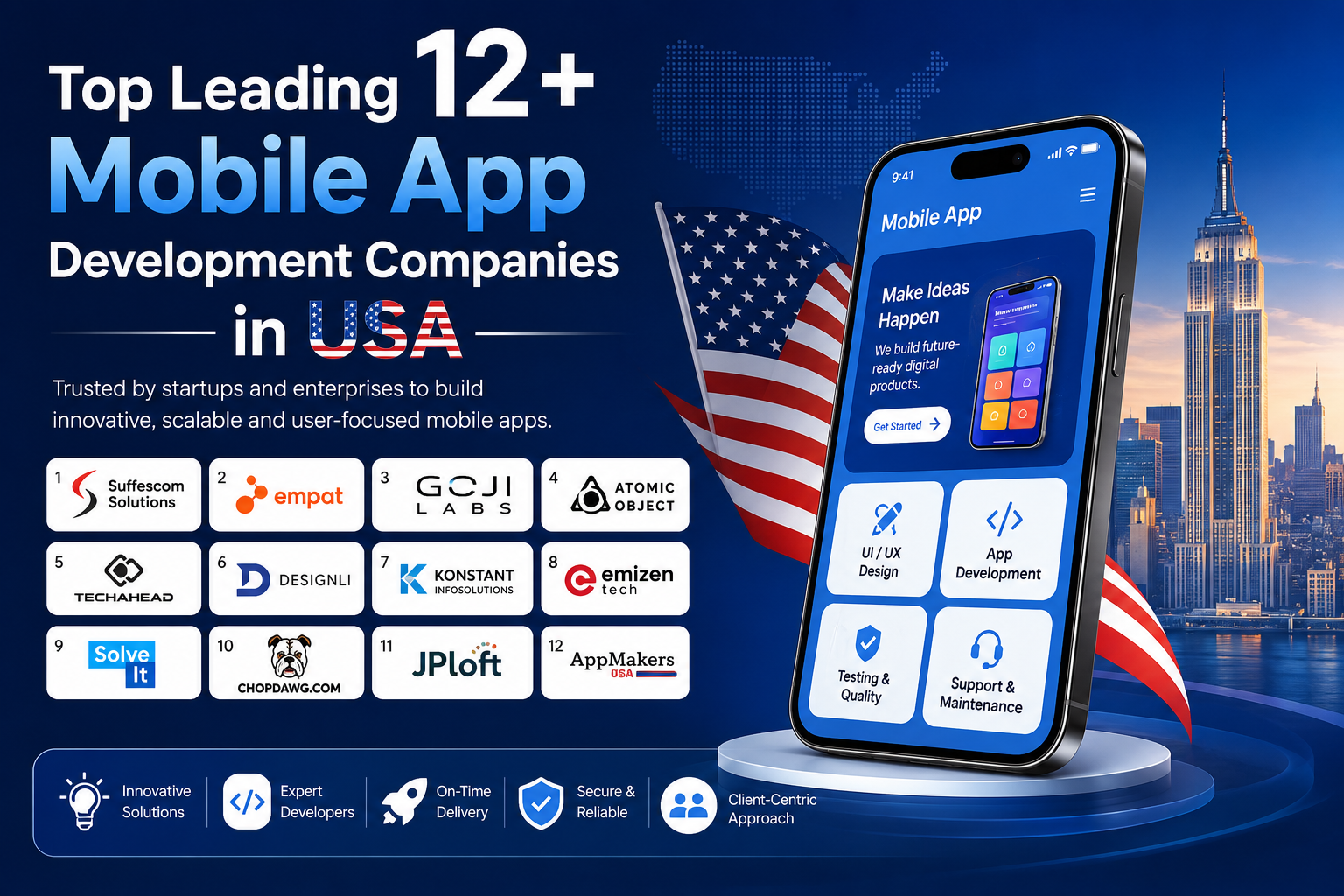 Top Mobile App Development Companies in USA