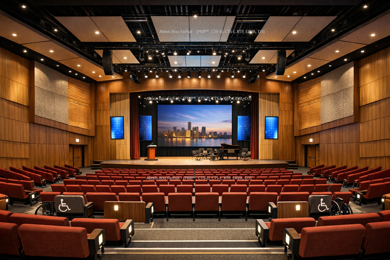 LetsTalkAVbyAlexis Series: Episode 6:Designing a Successful Auditorium: Where Acoustics, Technology and Intent Converge 