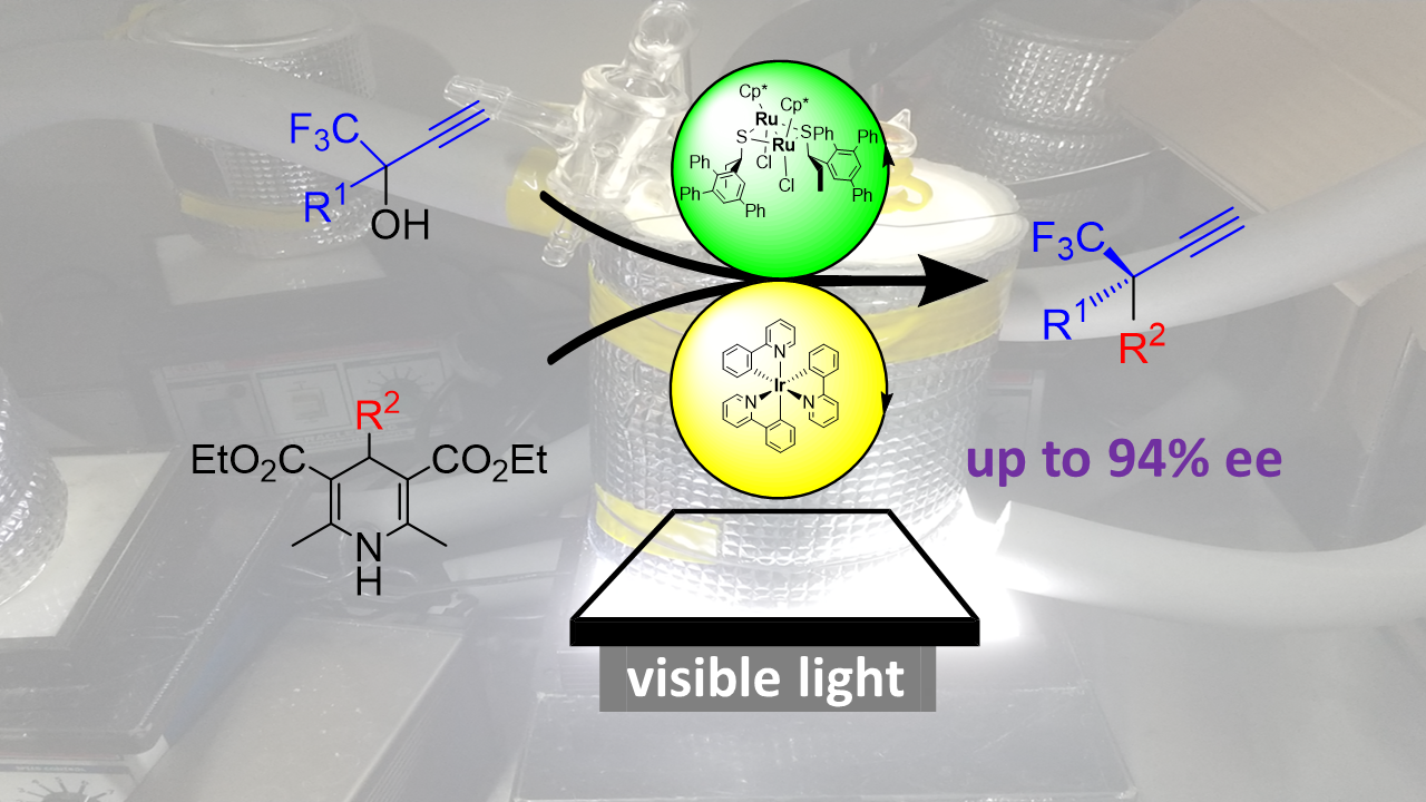 A new platform to construct alkylated quaternary stereogenic carbon centers at the propargylic position by reaction with free alkyl radicals!