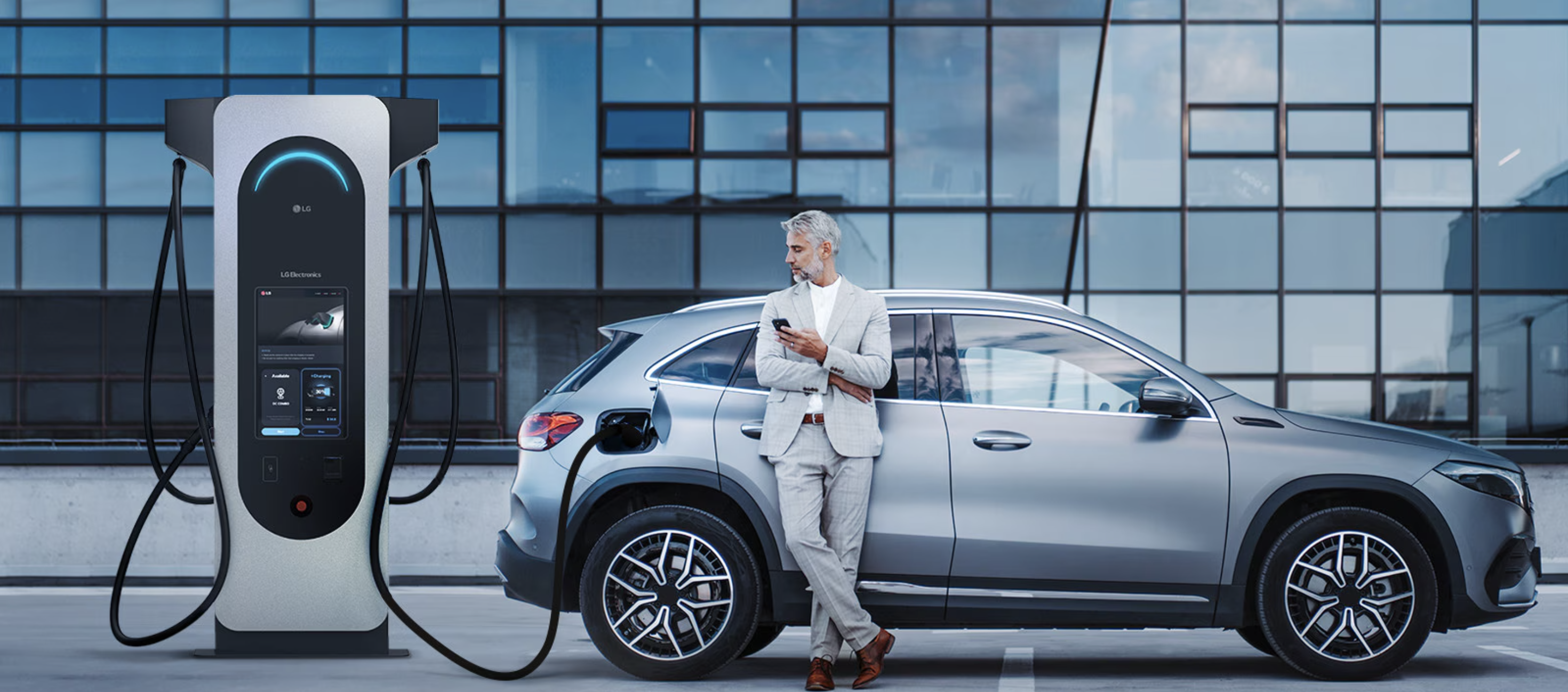 EV Charging and Healthcare by LG