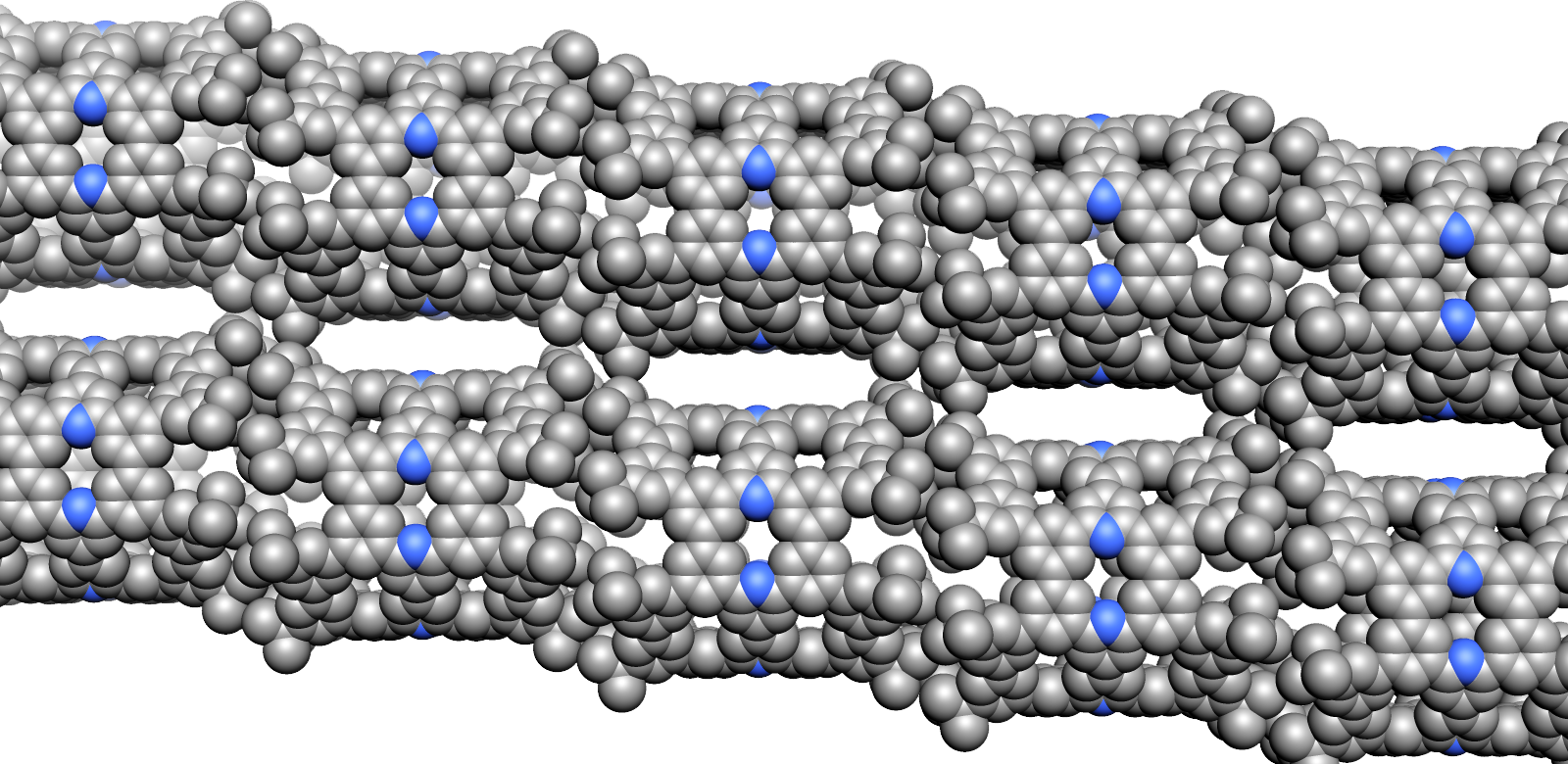 A Nitrogen-doped Nanotube Molecule with Atom Vacancy Defects