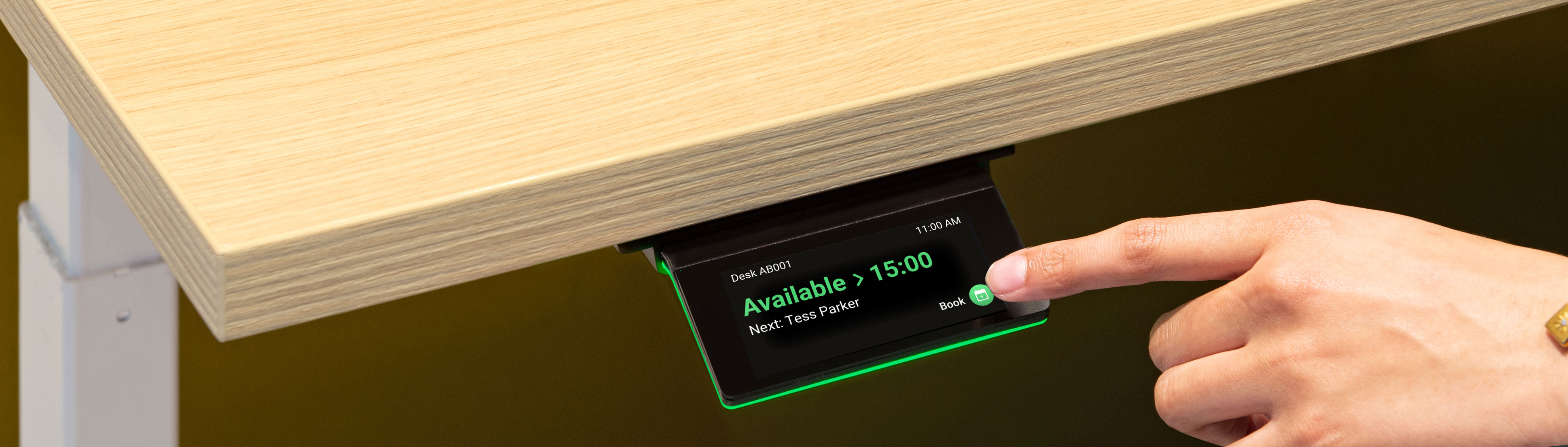 Desk Booking Device 