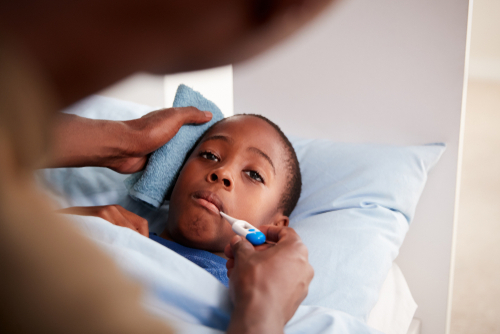 What advice can you give a concerned mother about taking temperature?