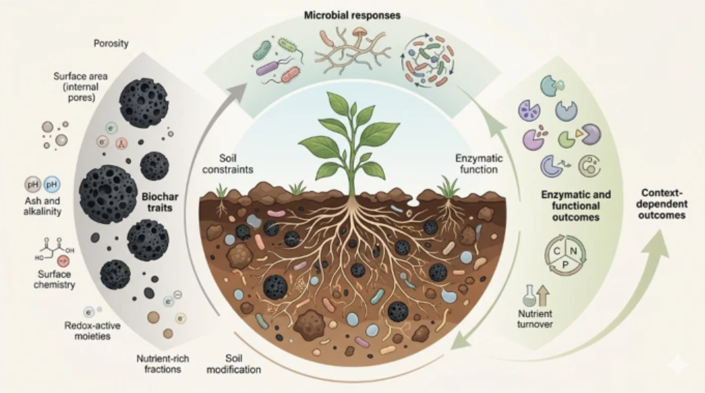 Rethinking Soil Health: Why One Enzyme Test Isn't Enough — and When Biochar Actually Helps