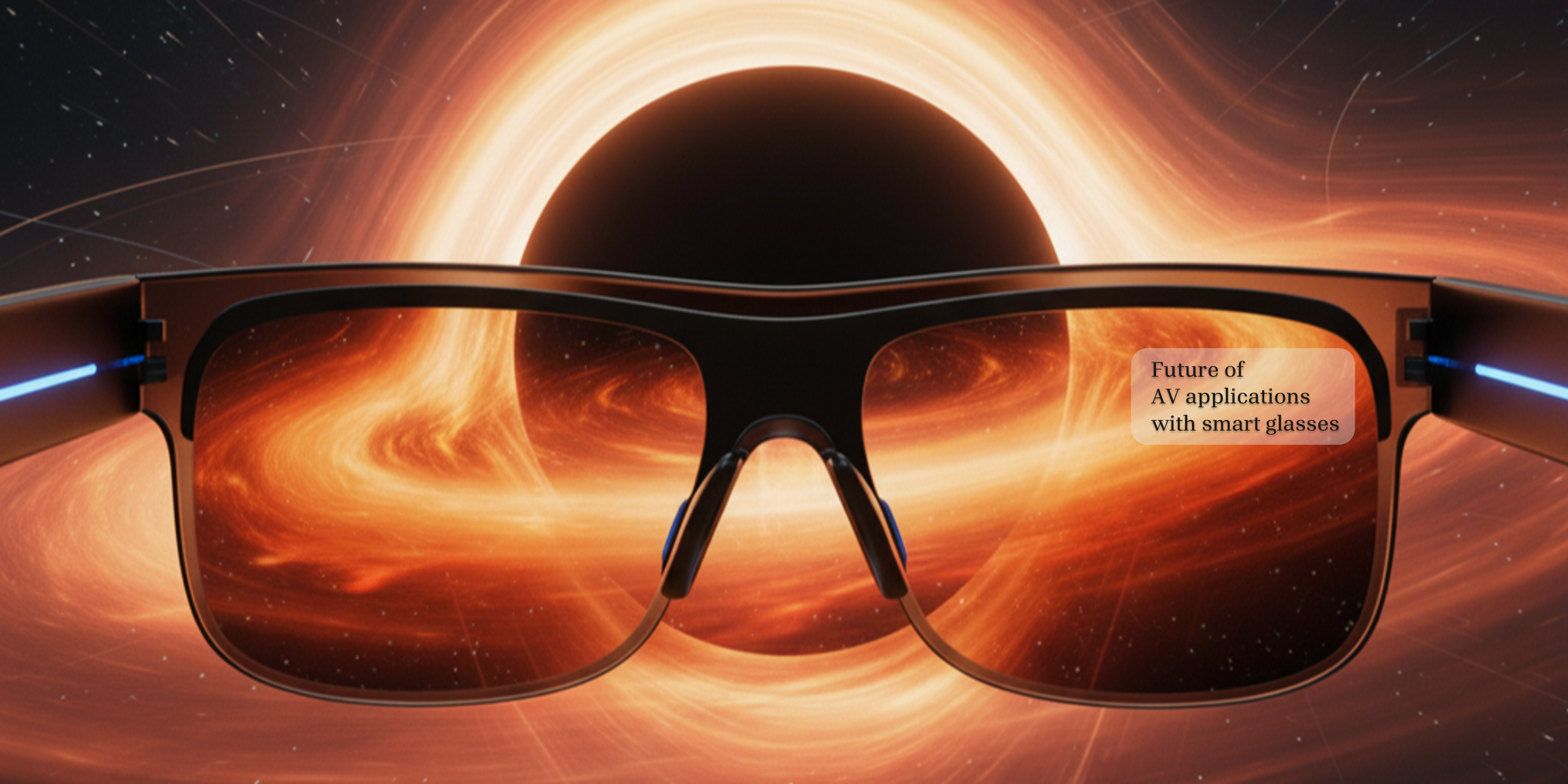 Smart Glasses with Display Overlay: AV Possibilities