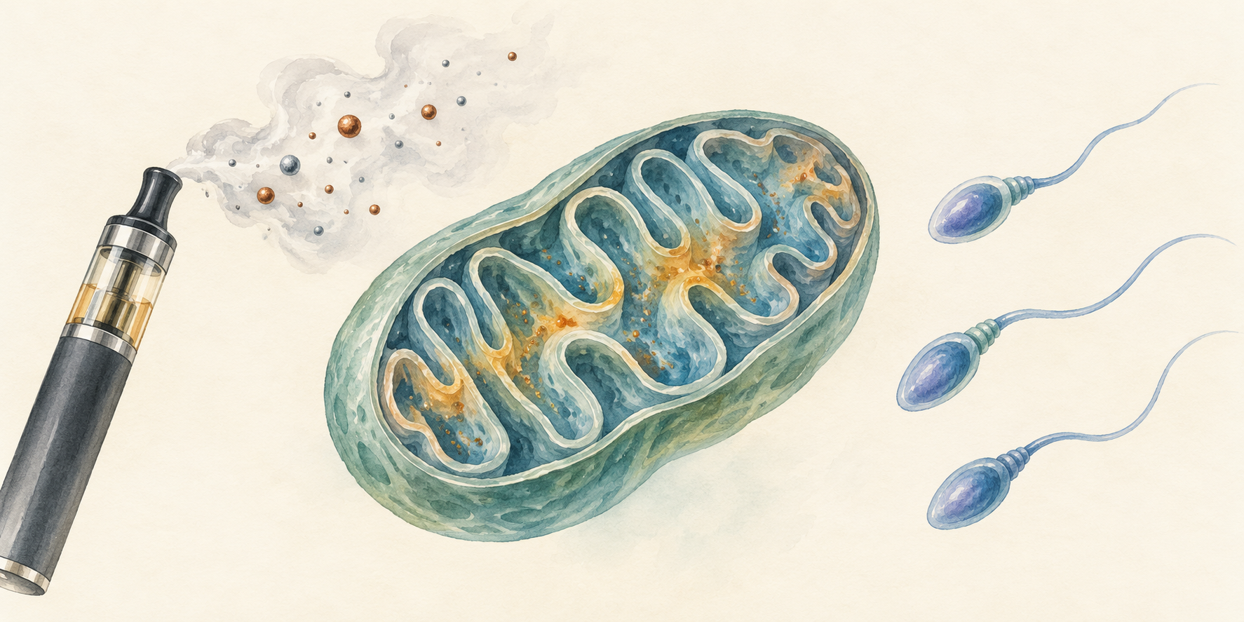 E-cigarette metal particles and their impact on mitochondria and male reproductive health