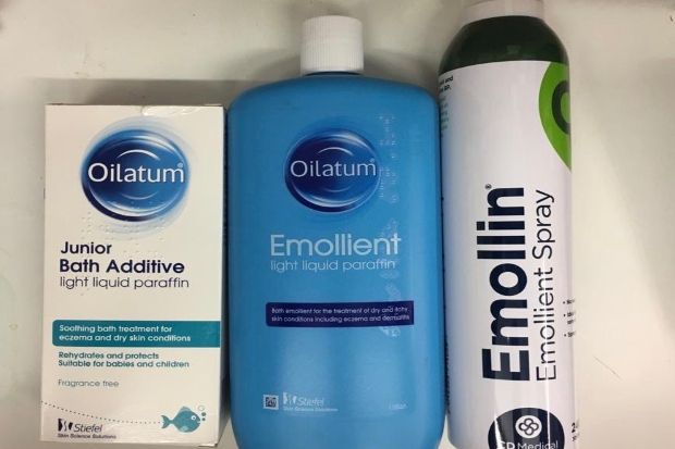 Emollient use following frequent handwashing