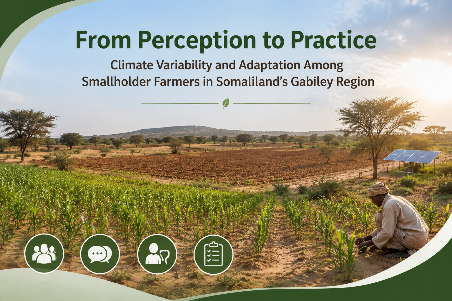 From Perception to Practice: Climate Variability and Adaptation Among Smallholder Farmers in Somaliland’s Gabiley Region