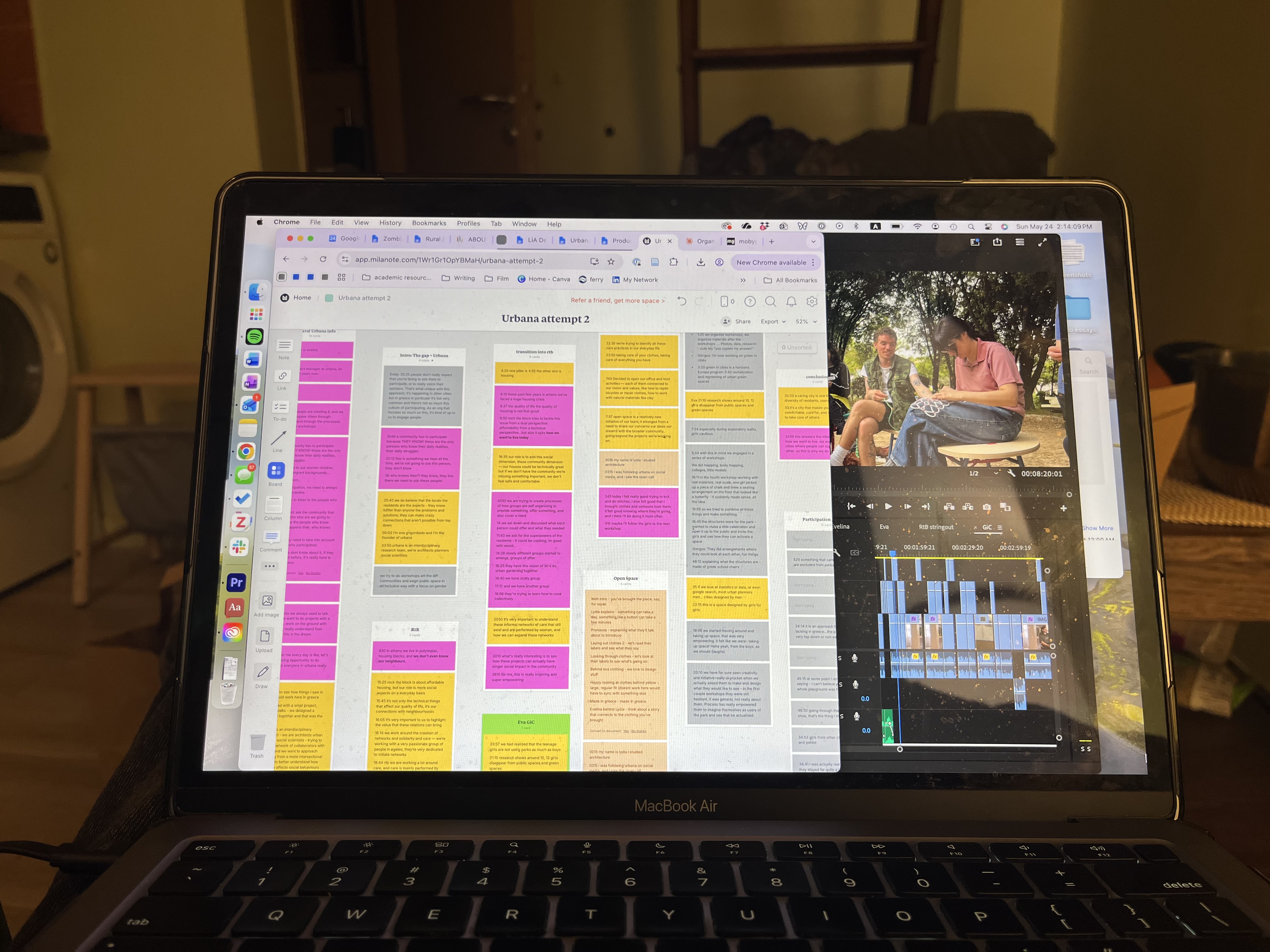 Week 4: Editing grind begins!