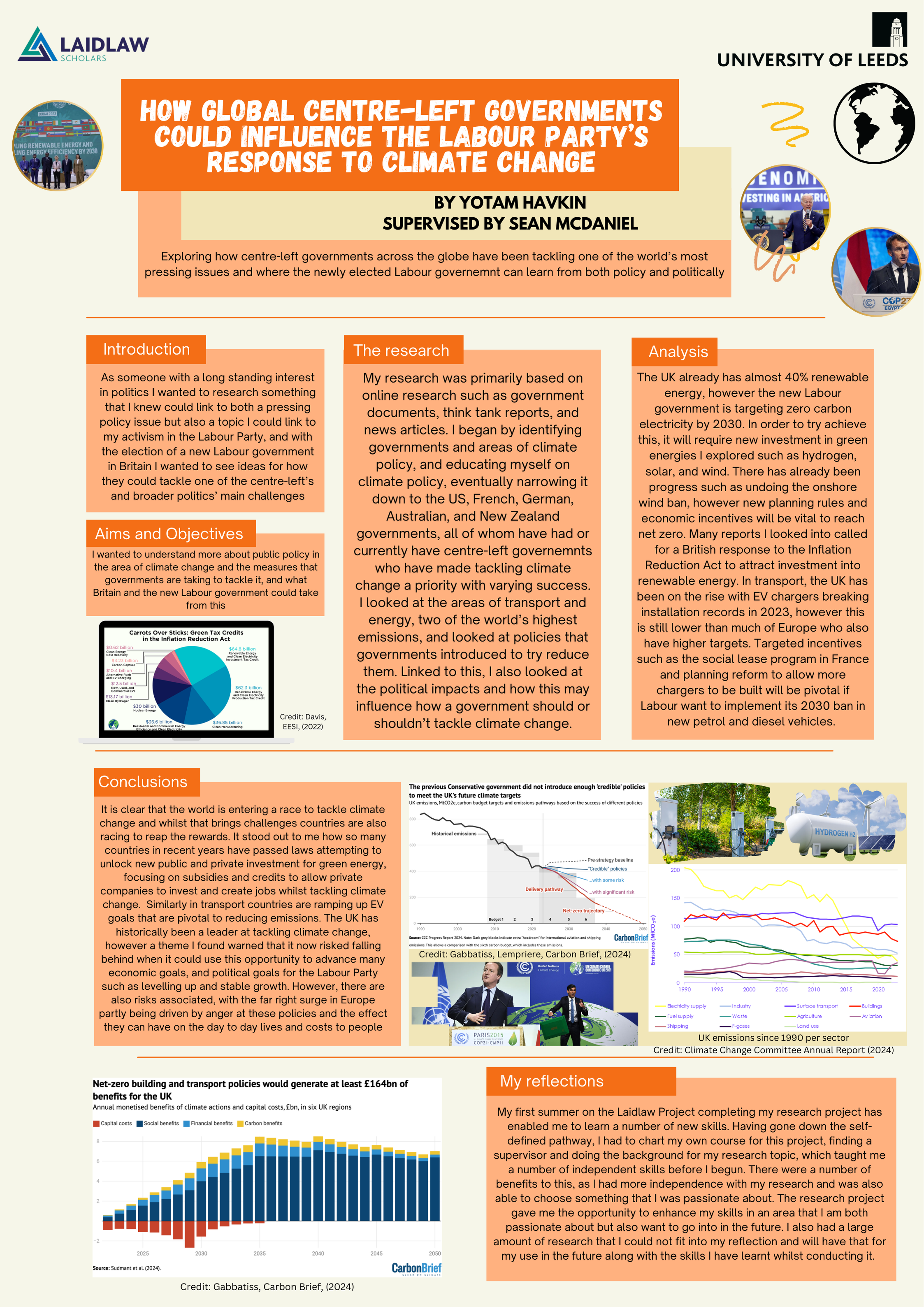 Laidlaw Research Project - Centre-left governments and climate change