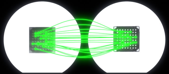 How many silicon wafers can we see through?