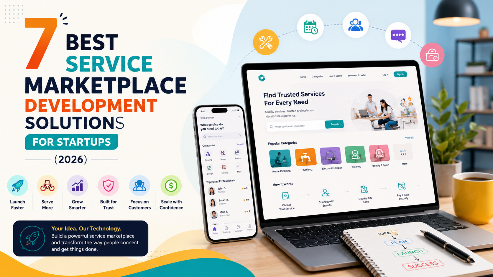 7 Best Service Marketplace Development Solutions for Startups (2026) 