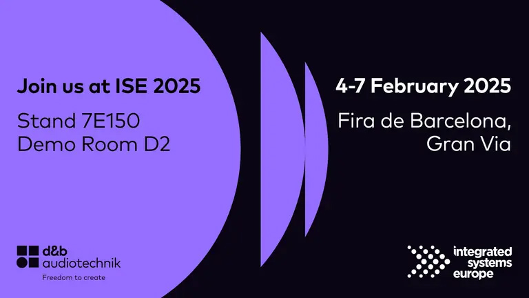 d&b audiotechnik at ISE 2025: Innovation Meets Immersion