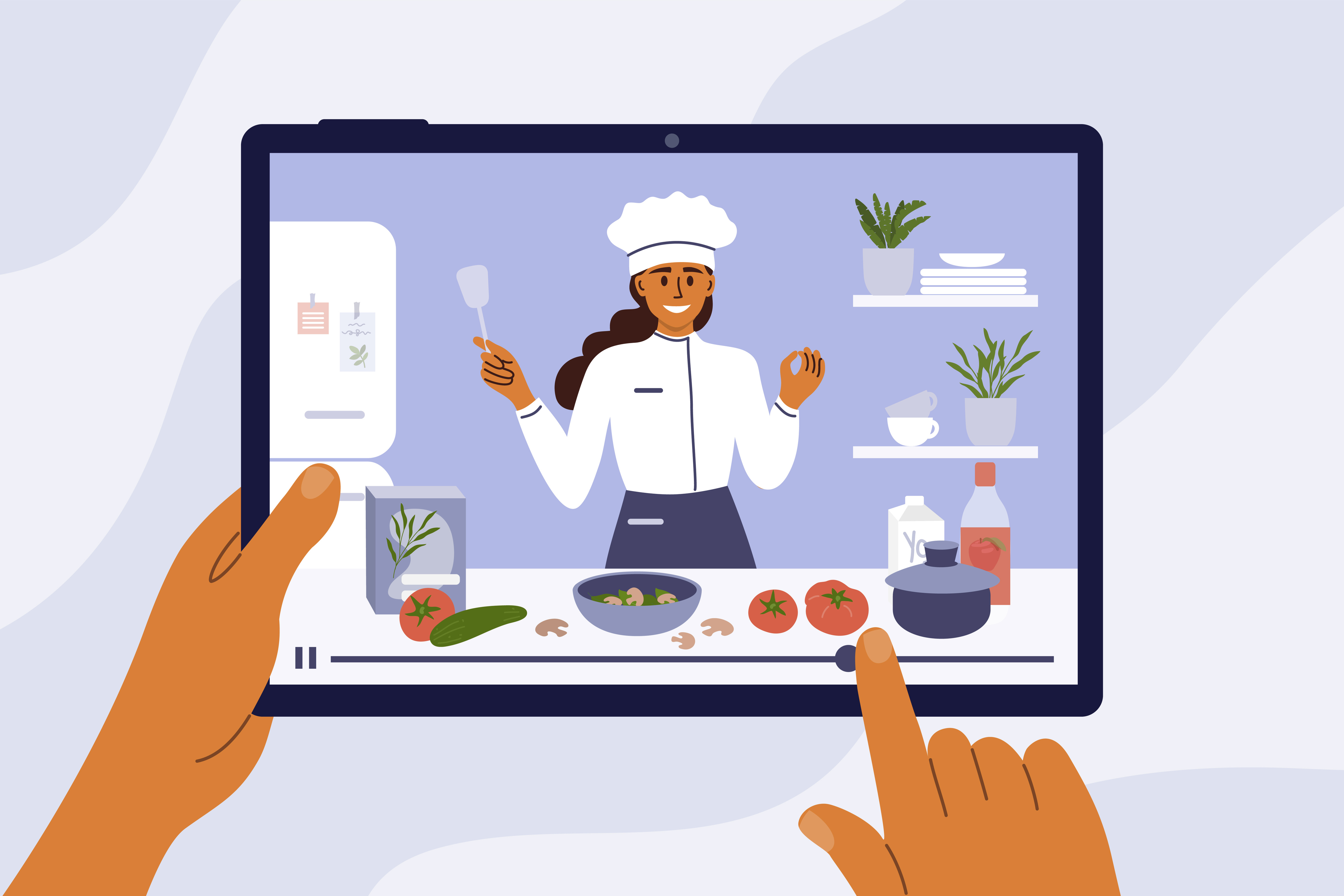 Cooking with symbolised recipes from Tom Kerridge’s Get Fit and Lose Weight cookbook