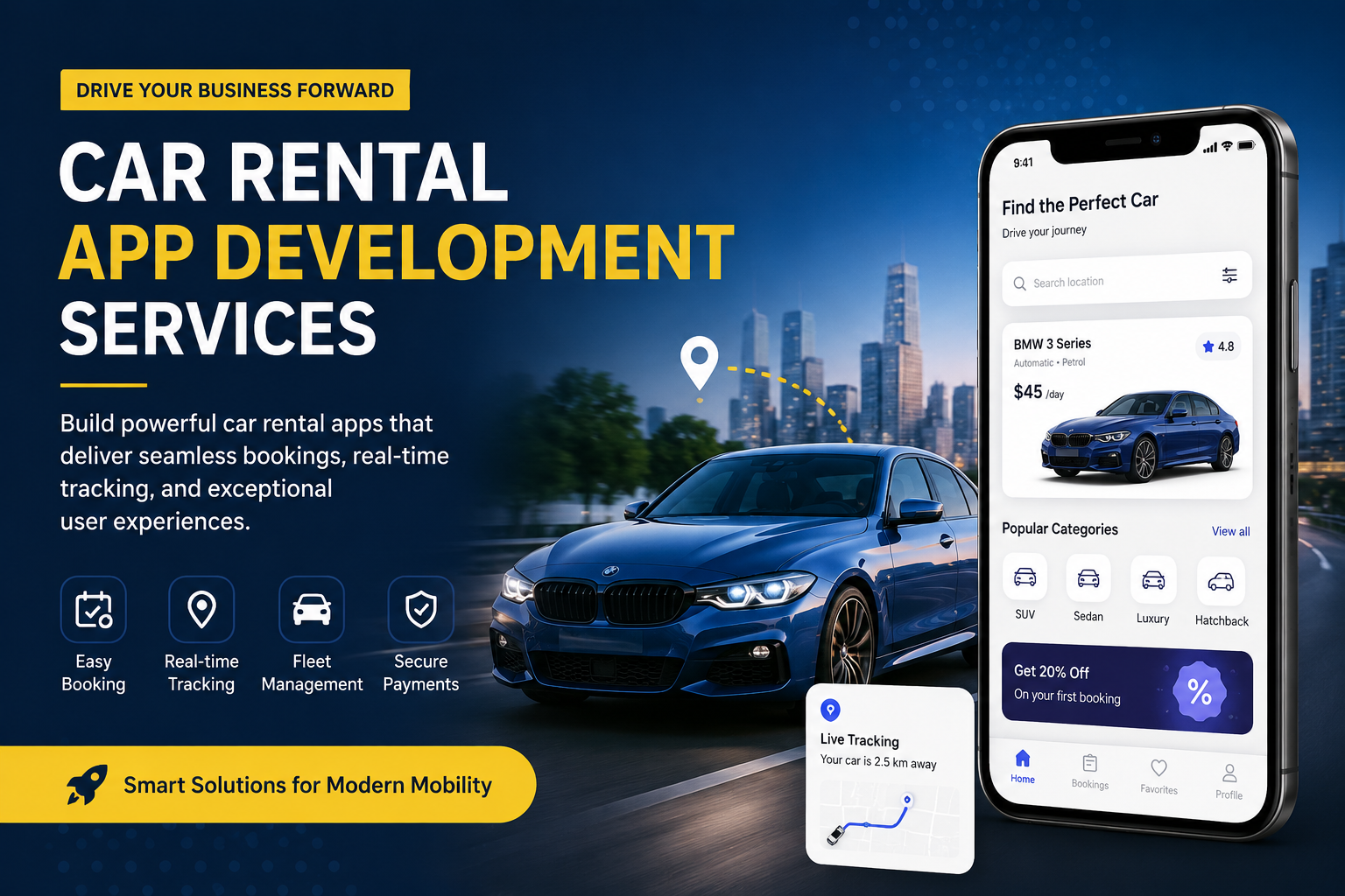 Car Rental App Development Services 2026 | Build Smart Mobility Apps