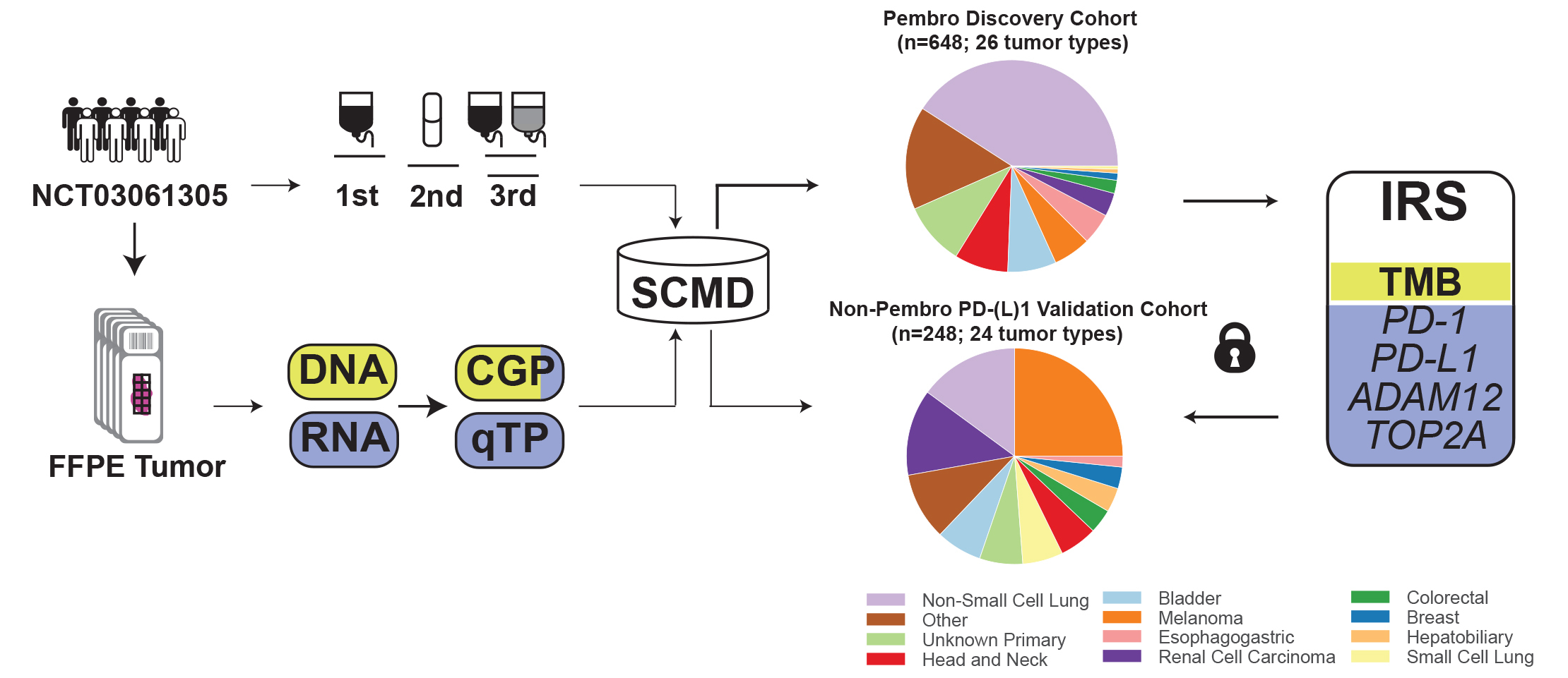 Development and validation of an integrative pan-solid tumor predictor of PD-1/PD-L1 blockade benefit