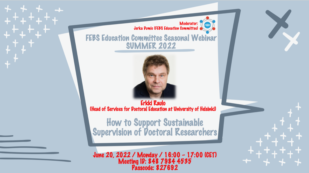How to support sustainable supervision of doctoral researchers
