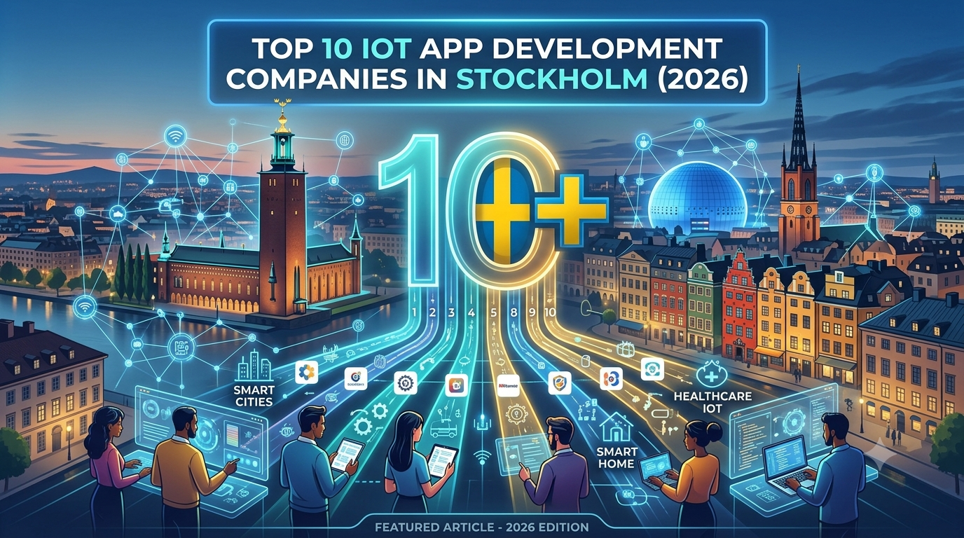 Top 10 IoT App Development Companies in Stockholm (2026) | Best IoT Developers