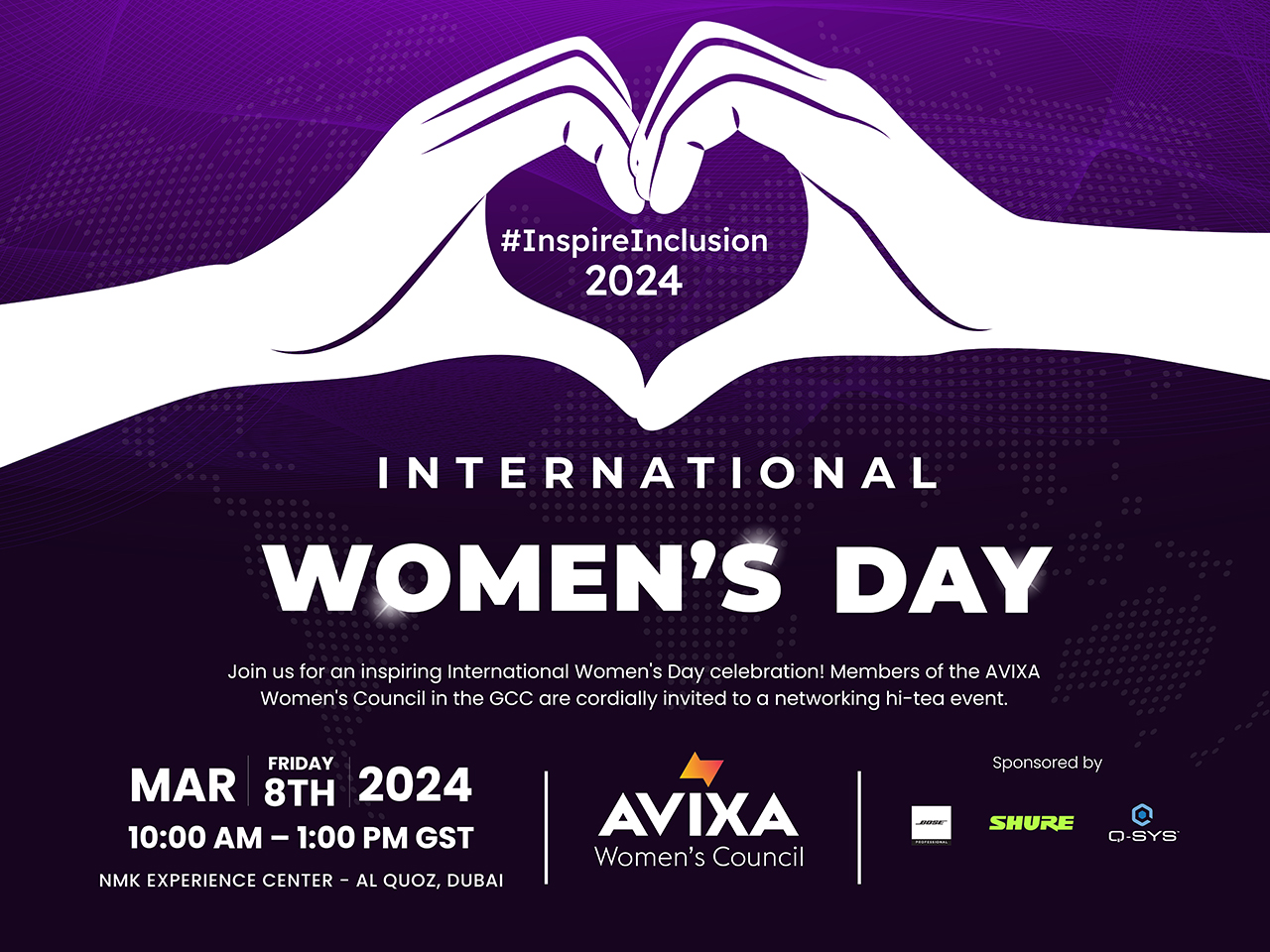AVIXA Women's Council in GCC to Celebrate International Women's Day on March 8, 2024