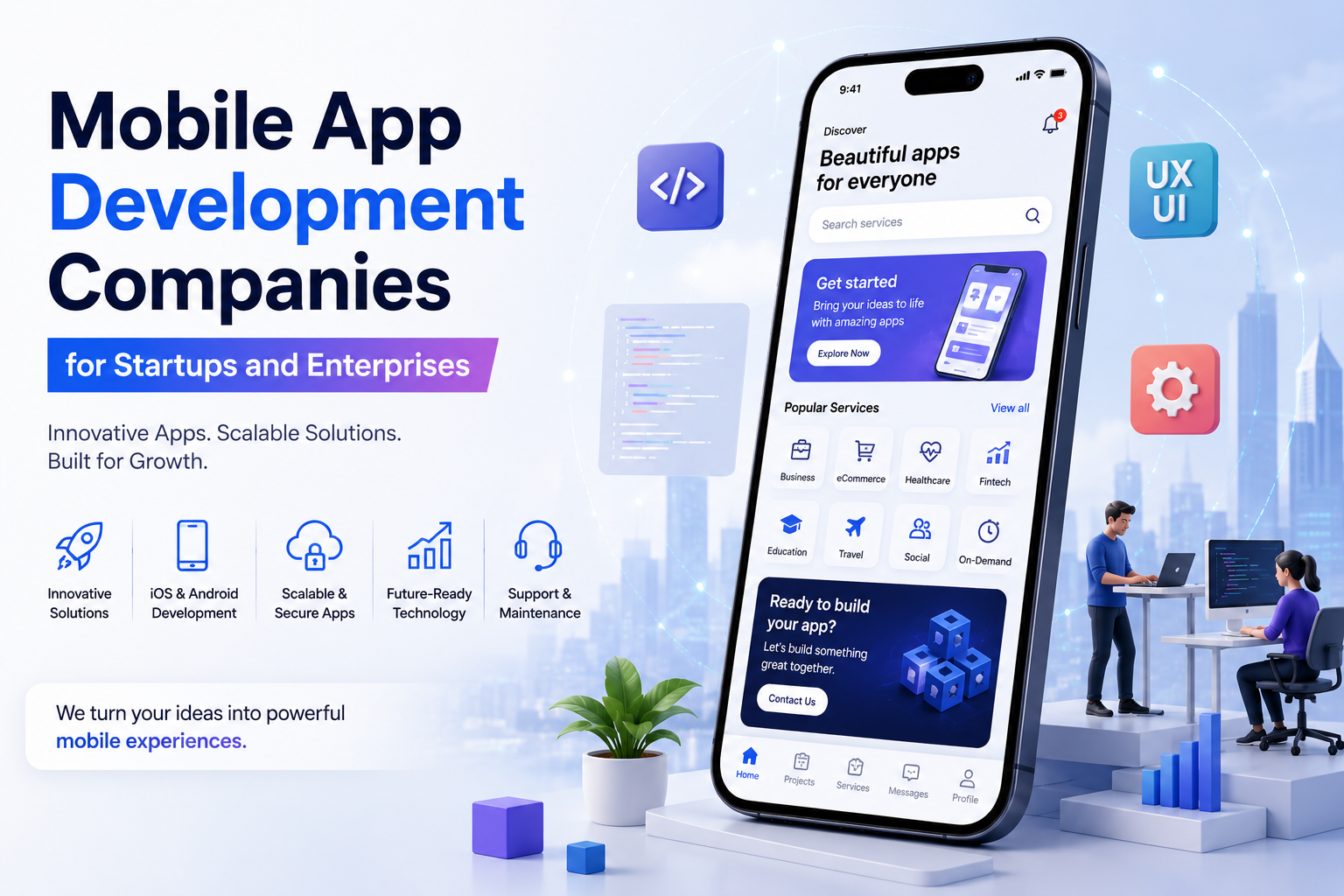 Top 15 Mobile App Development Companies for Startups and Enterprises (2026)