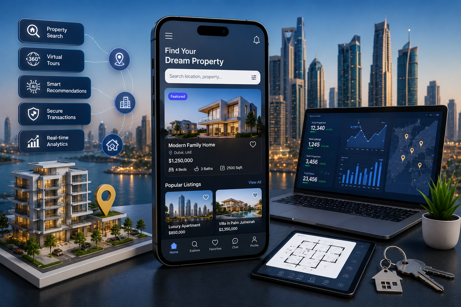 Top 9 Real Estate App Development Companies for Property Tech Solutions