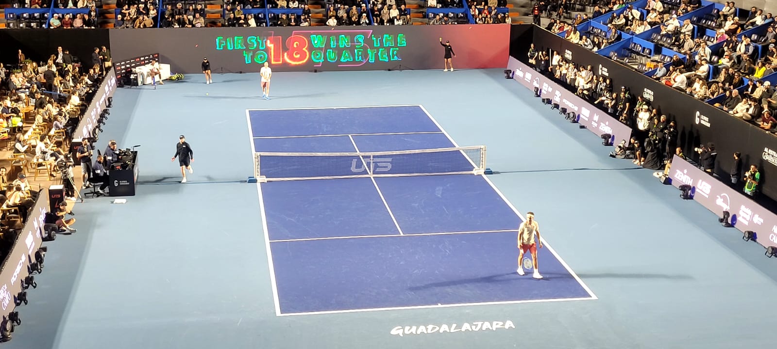 Audio, video y luces en torneo de tenis UTS