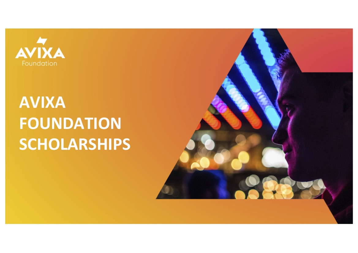 Extended to 2 Sept. - AVIXA Foundation Scholarship Program
