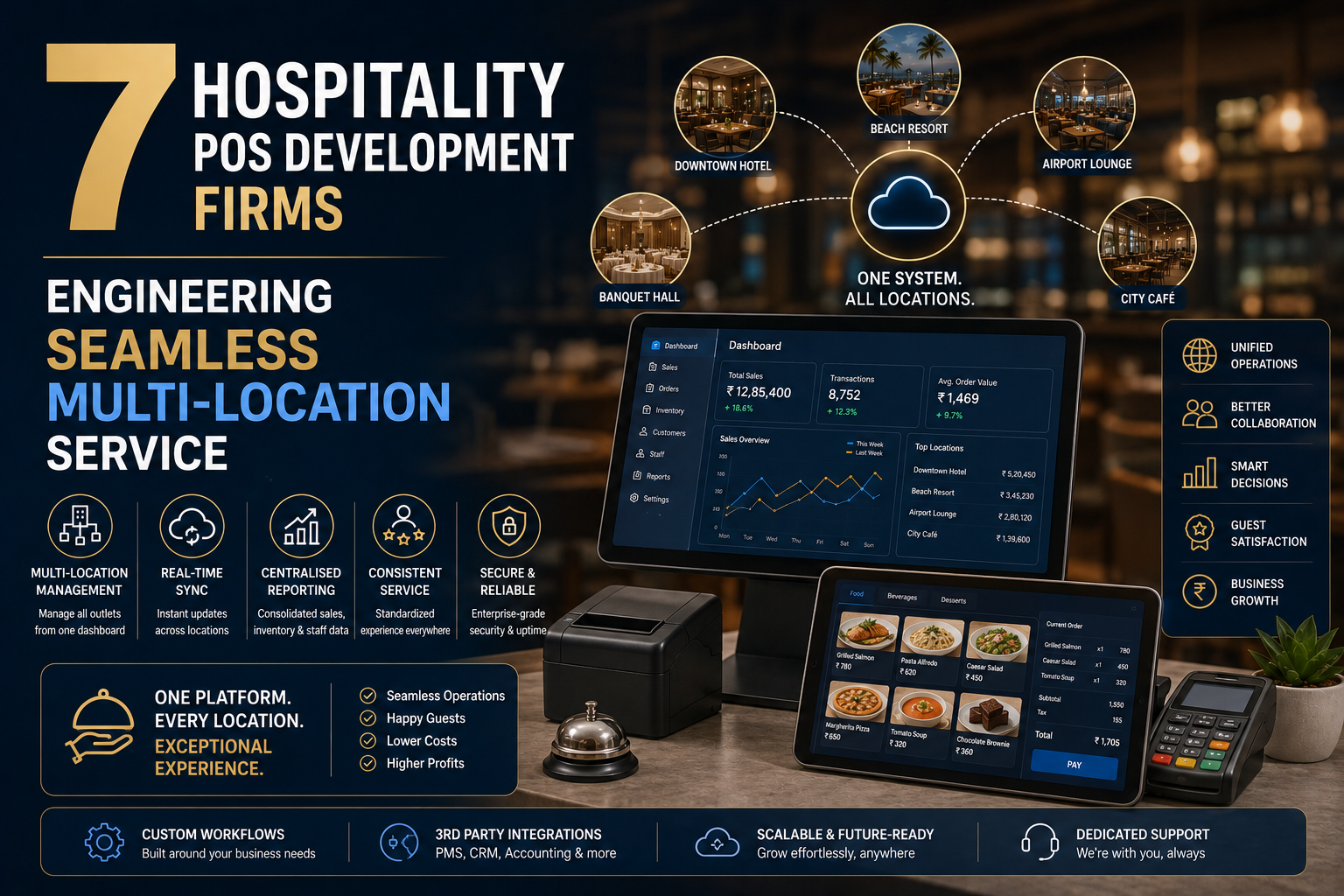7 Hospitality POS Development Firms Enabling Seamless Multi-Location Operations