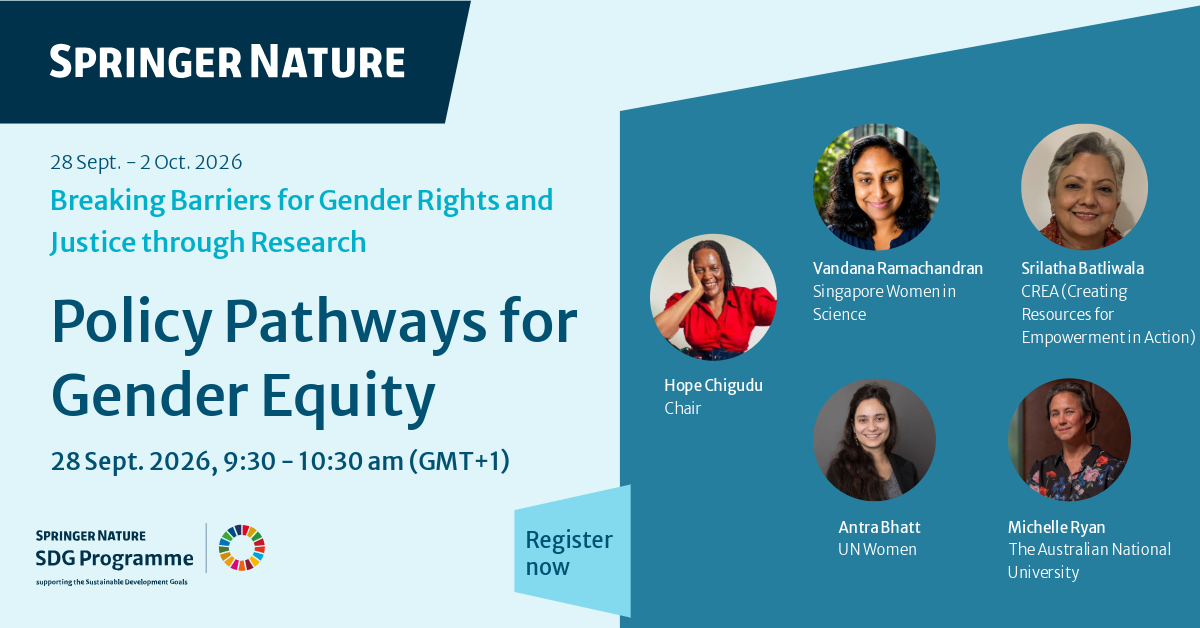 Meet the speakers: Policy Pathways for Gender Equity