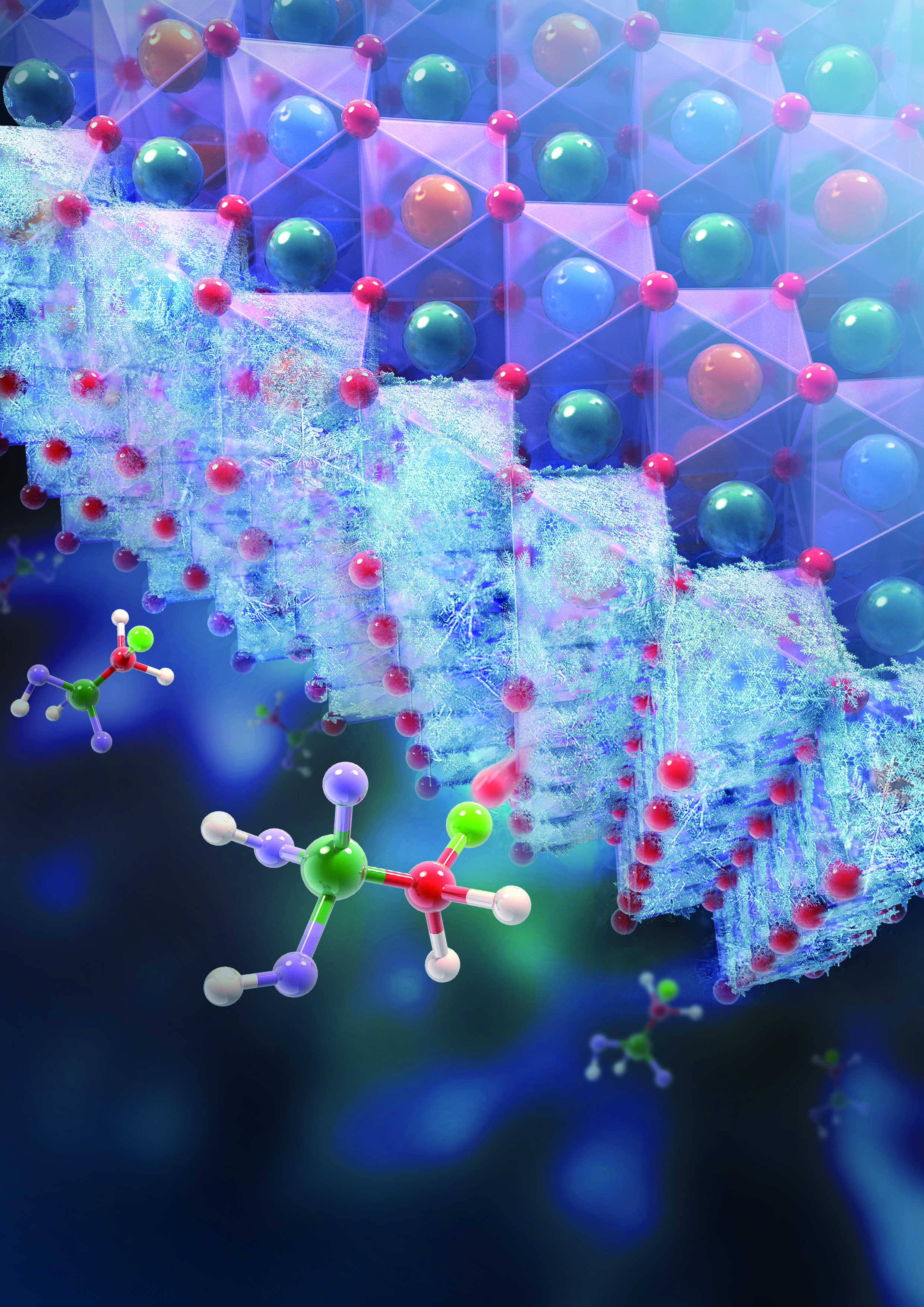 Electron-withdrawing organic ligands “freeze” the surface of tin-based perovskite