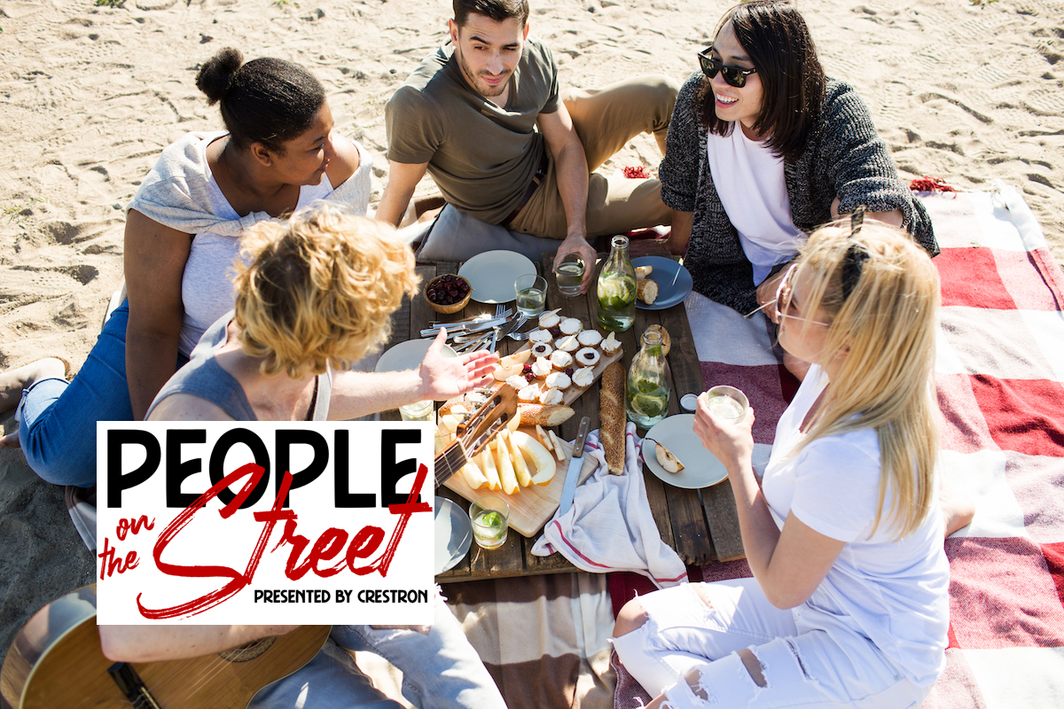 Summer Install Plans: People on the Street via Higher Ed AV