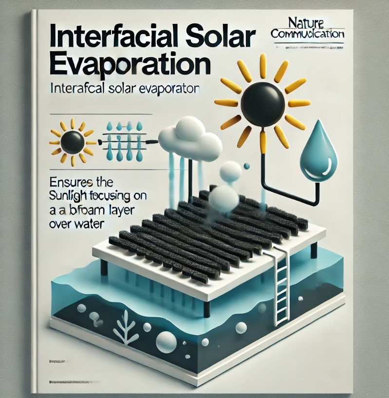 Dynamic Evaporator for salt free and high efficiency interfacial solar evaporation 