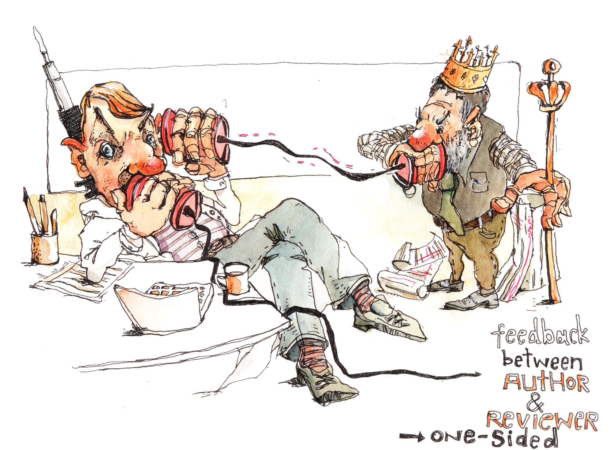 
Vicious circles and poison pens