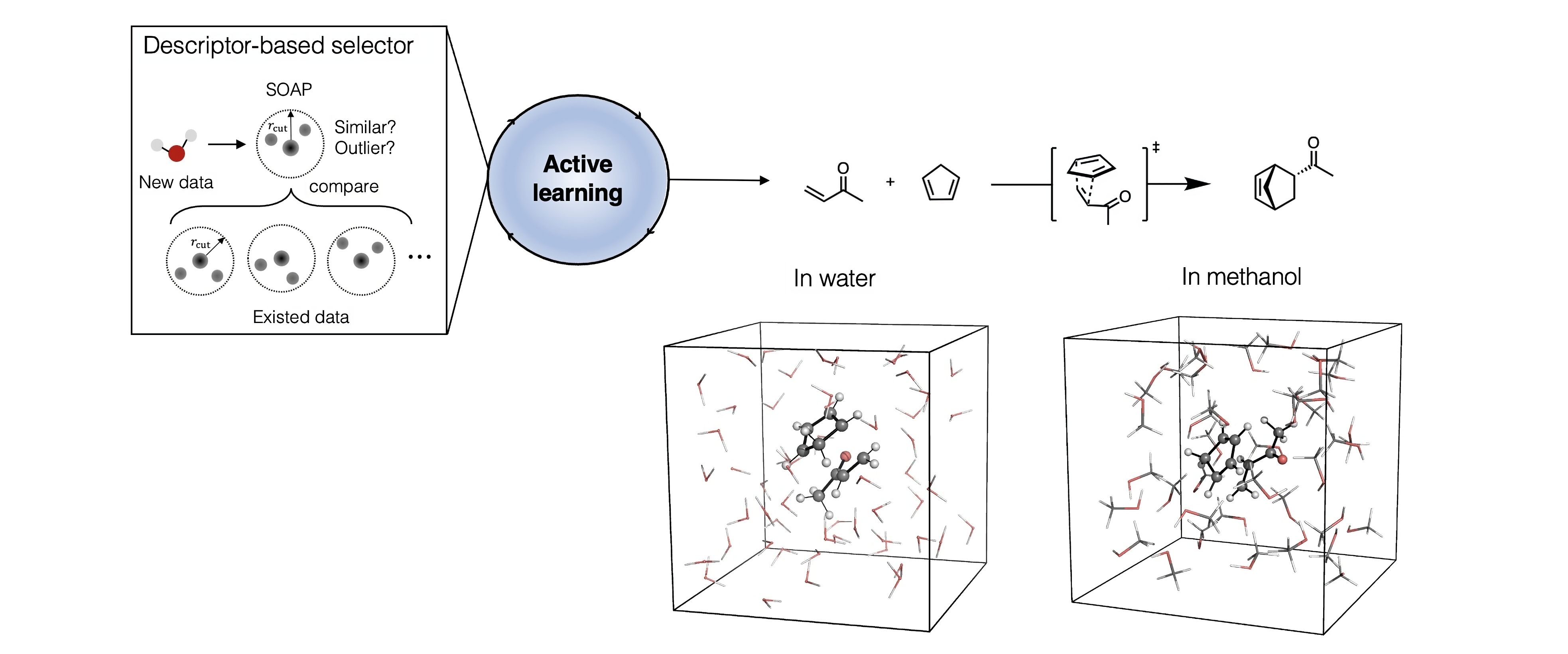 Modeling solvent effects in chemical reactions