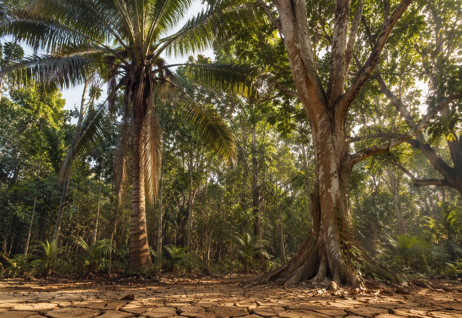 How Amazonian Palms Quietly Outperform Trees Under Drought Stress